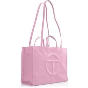 Large Bubblegum Pink Telfar Shopping Bag